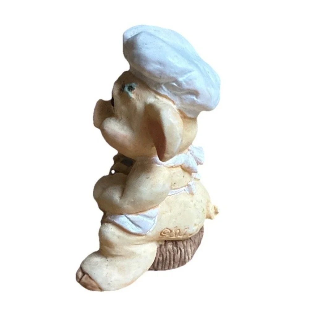 Vintage Pig Chef Baker Figurine 2